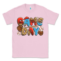 Bubblegum Pink game day baseball Classic Tee - JahusDesignShop