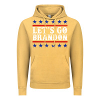 Vintage Mustard Let's Go Brandon Vintage Hoodie - Jasminsmagicworld