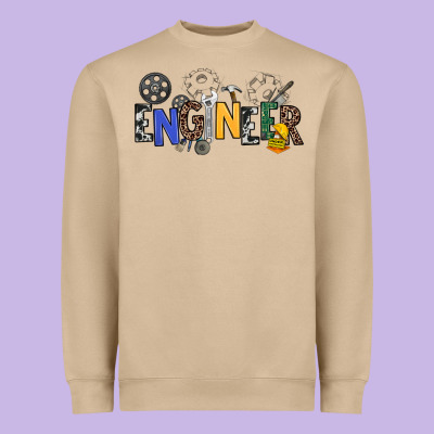 Engineer Heavyweight Sweatshirt Designed By Nancycooperartshop