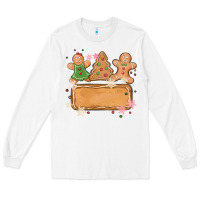 White costom name christmas cookie Long Sleeve Tee - MaliasSmallBusiness