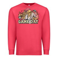 Cardinal game day baseball leopard Premium Sweatshirt - HowdyJamesFarm