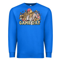 True Royal game day baseball leopard Premium Sweatshirt - HowdyJamesFarm