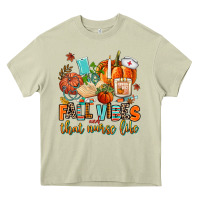Mossy fall vibes and that nurse life Heavy Core Tee - AdoDesignShop
