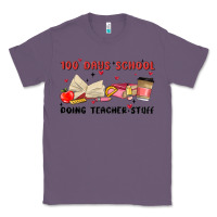 Lavender 100 days school Classic Tee - MaliasSmallBusiness
