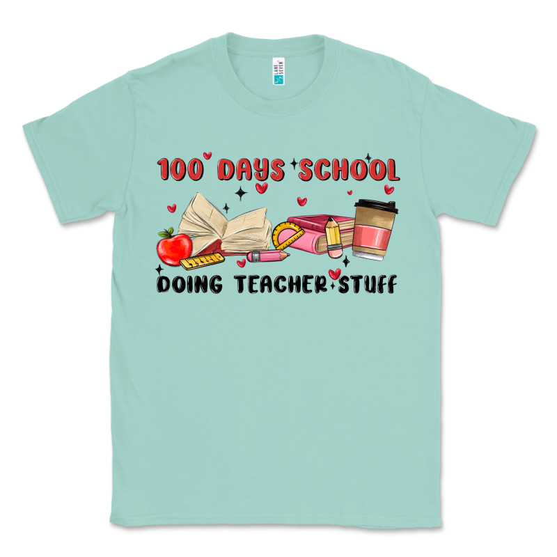 100 Days School Classic Tee by MaliasSmallBusiness | Teevron