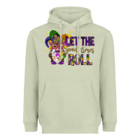 Matcha Let the good times roll with gnome Heavyweight Hoodie - HowdyJamesFarm