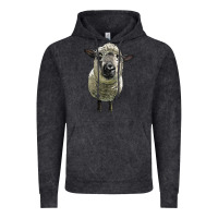Vintage Arctic hampshire sheep head Vintage Hoodie - LillyAllenDesigns