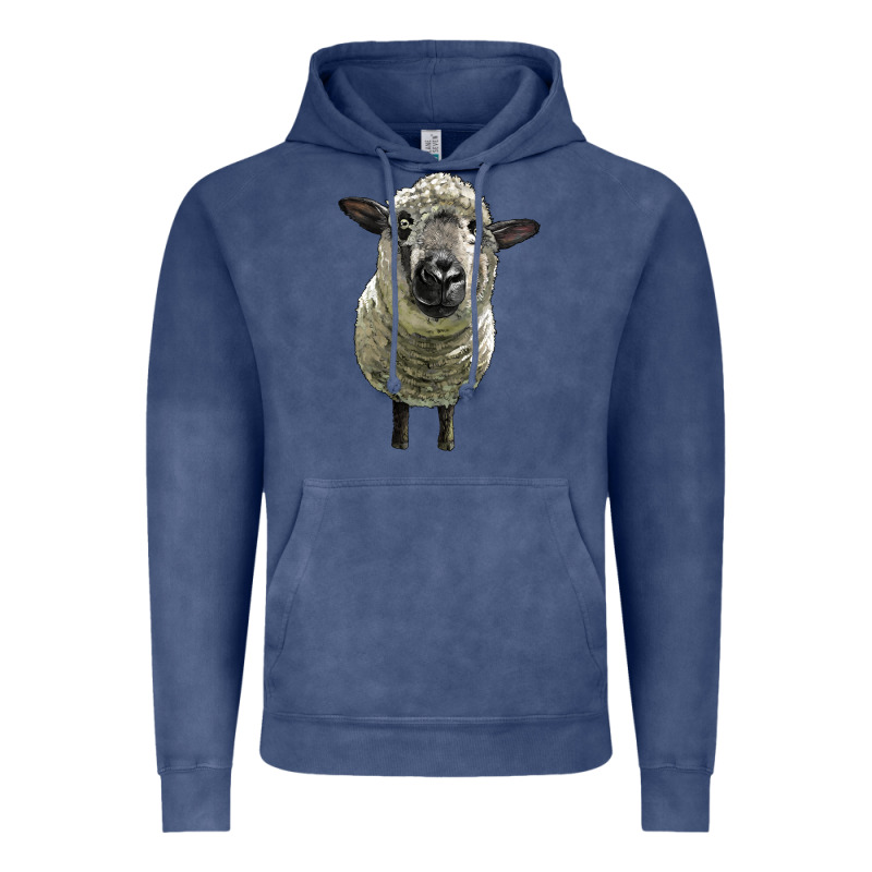 Hampshire Sheep Head Vintage Hoodie by LillyAllenDesigns | Teevron