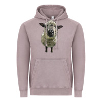 Vintage Zinc hampshire sheep head Vintage Hoodie - LillyAllenDesigns