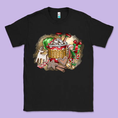 Christmas Elf Classic Tee Designed By Cowhidedigitalart