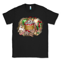 Black Christmas Elf Classic Tee - CowhideDigitalArt