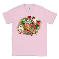 Bubblegum Pink Christmas Elf Classic Tee - CowhideDigitalArt