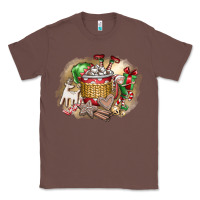 Chestnut Christmas Elf Classic Tee - CowhideDigitalArt