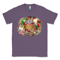 Lavender Christmas Elf Classic Tee - CowhideDigitalArt