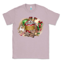Lilac Christmas Elf Classic Tee - CowhideDigitalArt