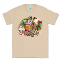 Mushroom Christmas Elf Classic Tee - CowhideDigitalArt
