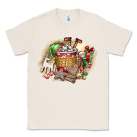 Natural Christmas Elf Classic Tee - CowhideDigitalArt