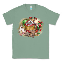 Sage Christmas Elf Classic Tee - CowhideDigitalArt