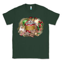 Sports Green Christmas Elf Classic Tee - CowhideDigitalArt
