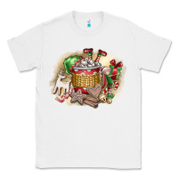 White Christmas Elf Classic Tee - CowhideDigitalArt