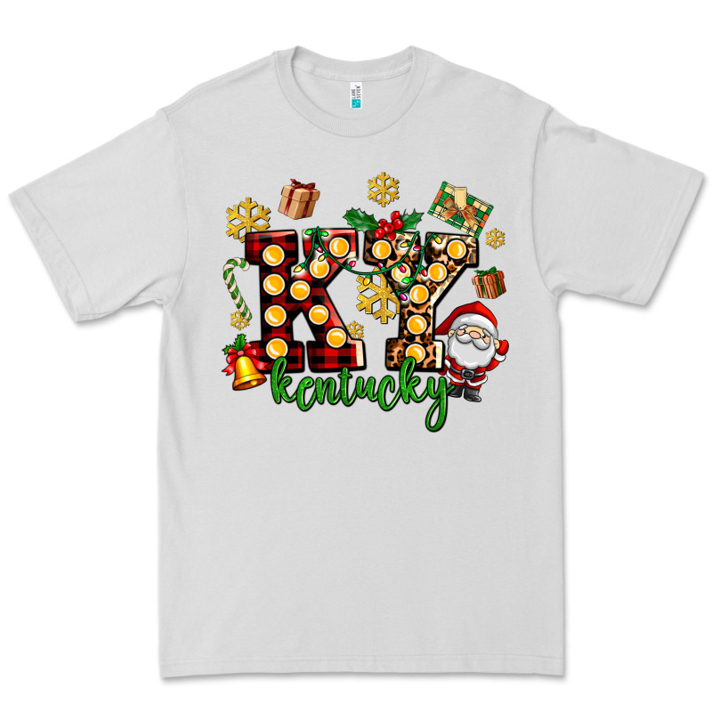 Ky Kentucky Christmas Premium Tee by AdoDesignShop | Teevron