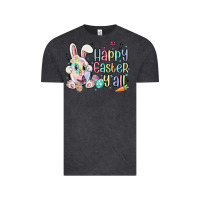 Vintage Black happy easter y'all Vintage Tee - MaliasSmallBusiness