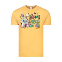 Vintage Mustard happy easter y'all Vintage Tee - MaliasSmallBusiness