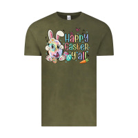 Vintage Olive happy easter y'all Vintage Tee - MaliasSmallBusiness