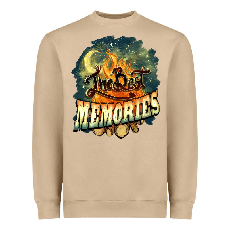 Camping The Best Memories Heavyweight Sweatshirt by NancyCooperArtShop | Teevron