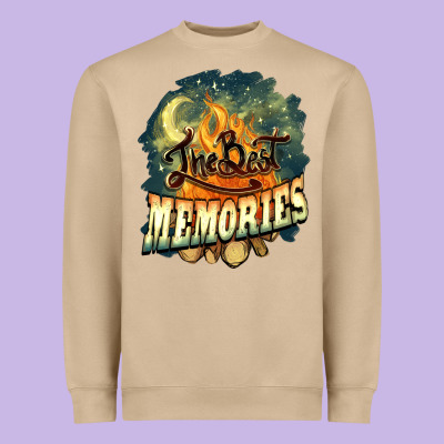 Camping The Best Memories Heavyweight Sweatshirt Designed By Nancycooperartshop