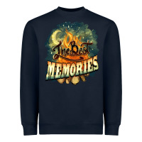 Navy camping the best memories Heavyweight Sweatshirt - NancyCooperArtShop