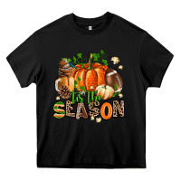 Black fall and american football tis the season Heavy Core Tee - AdoDesignShop
