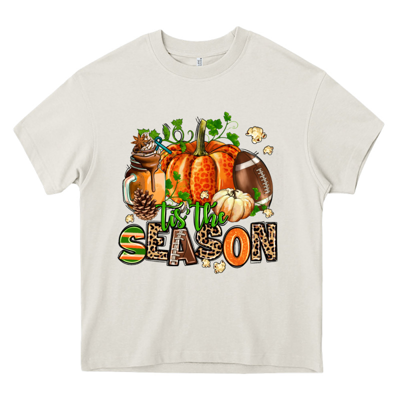 Fall And American Football Tis The Season Heavy Core Tee by AdoDesignShop | Teevron