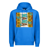 True Royal nana sunflowers and turquoise gemstones Premium Hoodie - TumblerDesignByShophia