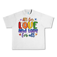 Lunar Rock all for love and love for all Urban Heavy Tee - MaliasSmallBusiness