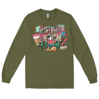 Coffee Teach Repeat Teacher Long Sleeve Tee | Teevron