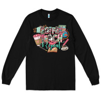 Black coffee teach repeat teacher Long Sleeve Tee - NancyCooperArtShop