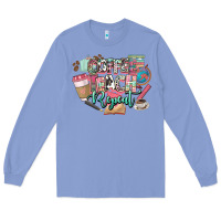 Colony Blue coffee teach repeat teacher Long Sleeve Tee - NancyCooperArtShop