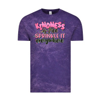 Cloud Purple kindness is free sprinkle it everywhere Vintage Tee - JahusDesignShop