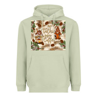 Matcha no talkie before coffee with gnomies Heavyweight Hoodie - TumblerDesignByShophia