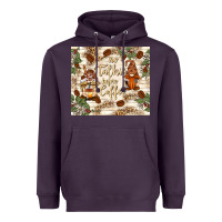 No Talkie Before Coffee With Gnomies Heavyweight Hoodie | Teevron