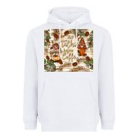 White no talkie before coffee with gnomies Heavyweight Hoodie - TumblerDesignByShophia