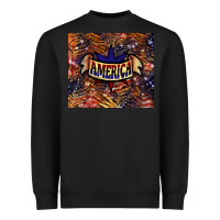 Black tiger america Heavyweight Sweatshirt - NancyCooperArtShop