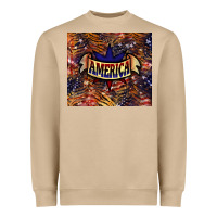 Mushroom tiger america Heavyweight Sweatshirt - NancyCooperArtShop