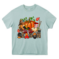 Fall And  Hockey  Tis The Season Heavy Core Tee | Teevron
