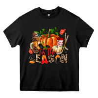 Black fall and  hockey  tis the season Heavy Core Tee - AdoDesignShop