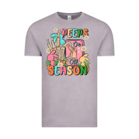 Vintage Zinc peeps season mode on Vintage Tee - MaliasSmallBusiness