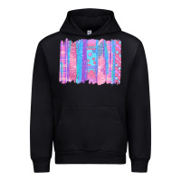 Black Pink Easter Brushstrokes Urban Hoodie - BundleAndBundleShop