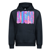 Navy Pink Easter Brushstrokes Urban Hoodie - BundleAndBundleShop