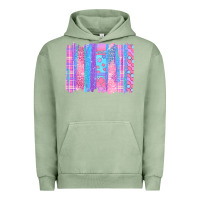 Pigment Oil Green Pink Easter Brushstrokes Urban Hoodie - BundleAndBundleShop